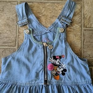 Disney - Mickey & Minnie Mouse denim jumper dress